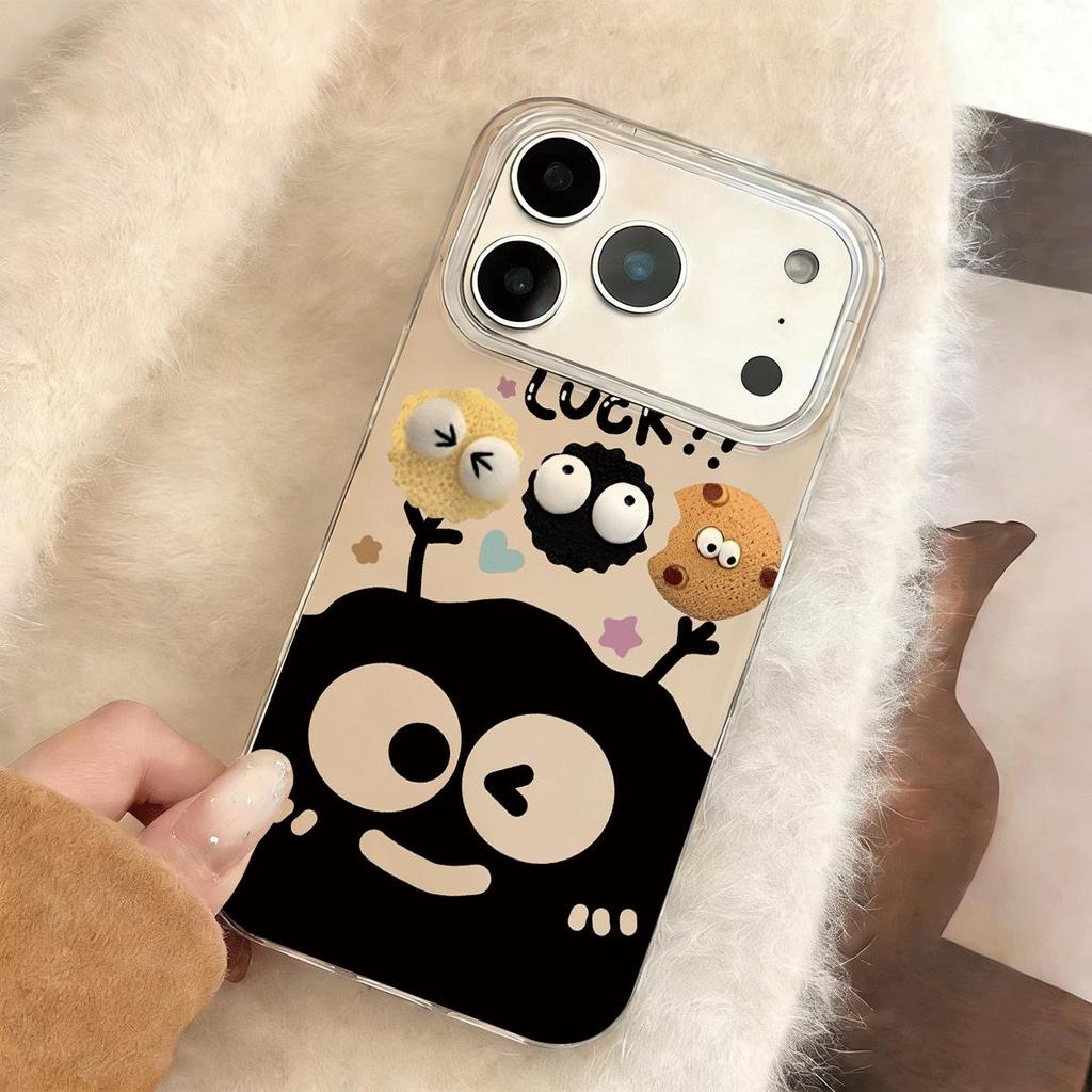 Cốc cà phê bóng than cho 16 trường hợp iPhone 17Air Trường hợp hai lớp 14 13 11Pro