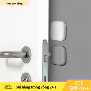 【COD】Miếng chặn cửa dán tường bằng silicon mềm dẻo, dễ dàng bóc dán, không để lại vết bám trên bề mặt tường sơn.