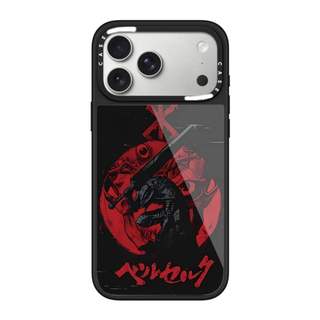 CASECASE X Berserk Ốp lưng kính hút từ tính chống trầy xước cho IPhone 17 Air 16 15 14 Pro Max Plus Ốp lưng cứng có hộp khắc logo