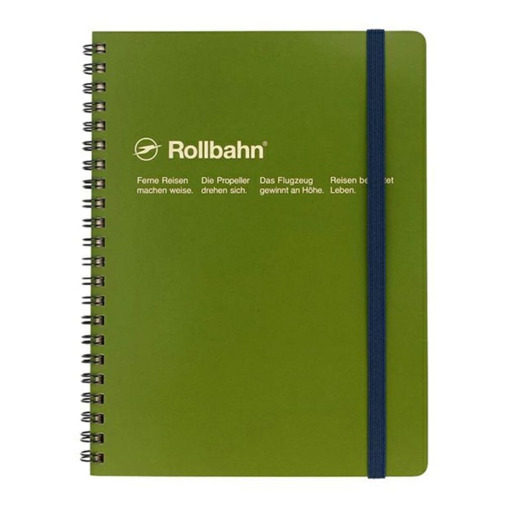 Rollbahn Pocket Memo M/Delfonics Sổ Tay Lò Xo Nhật Bản/Giấy Kẻ Ô Vuông 5mm/Made in Japan/M