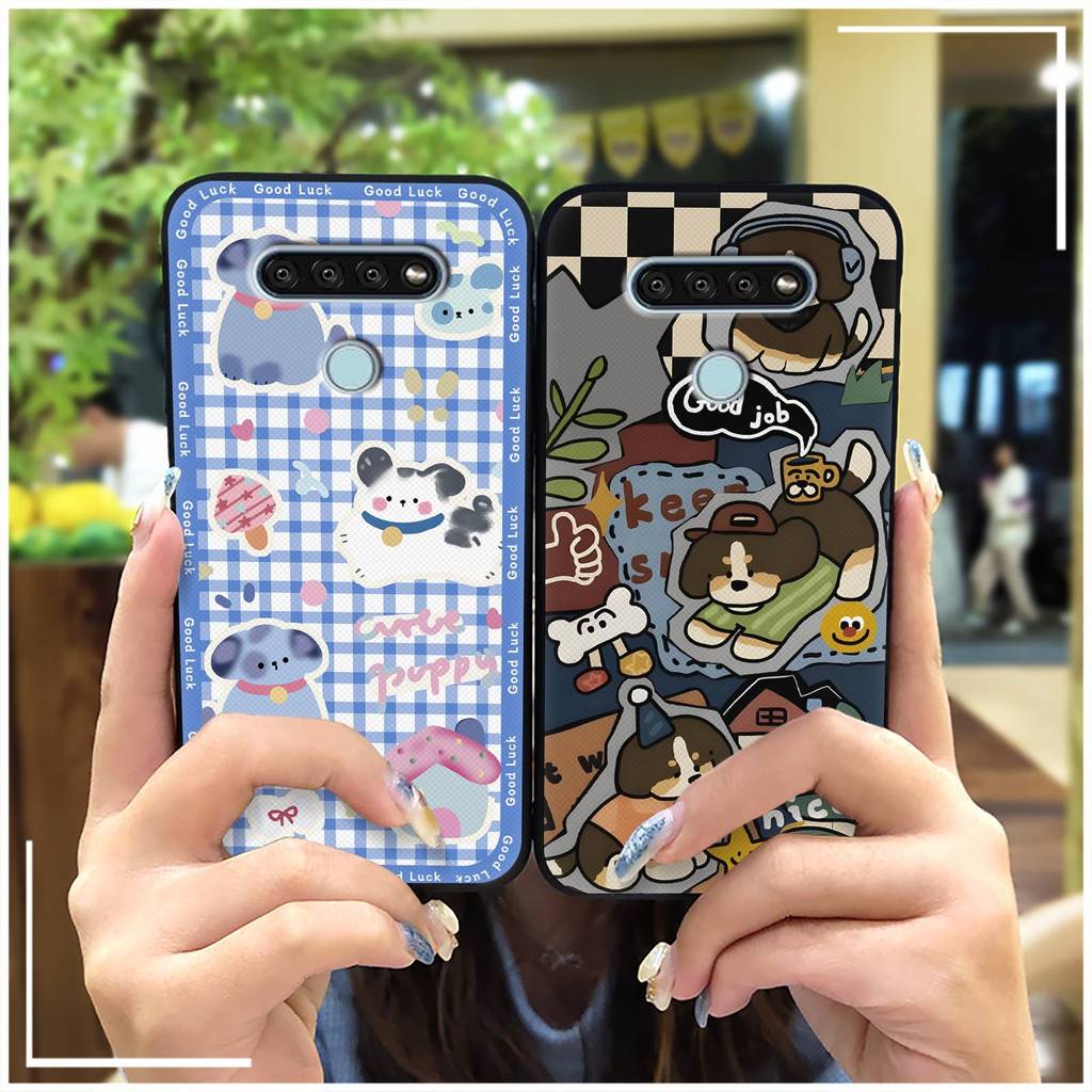 Ốp Điện Thoại TPU Cho LG Q51, Bảo Vệ Toàn Bộ, Chống Bụi Bẩn, Va Đập, Thiết Kế Graffiti, Họa Tiết Động Vật Dễ Thương