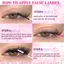 Lông mi giả AFTEROF, Phong cách Wispy Kiểu dáng tự nhiên Lông mi giả chồn, Thiết kế cụm lâu trôi Bond và Seal DIY Lash Extension Kit Eye Lash Extension