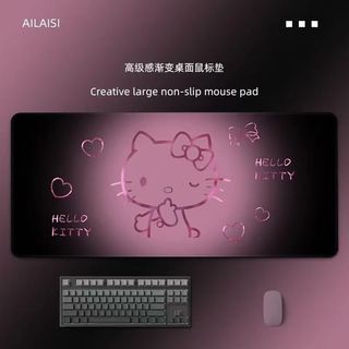 Cảm Giác Chuyển Đổi Miếng Lót Chuột Màu Đen Hồng Phong Cách Tối Giản Quá Khổ Morandi Bàn Chơi Game Bàn Phím Bàn Phím Đệm