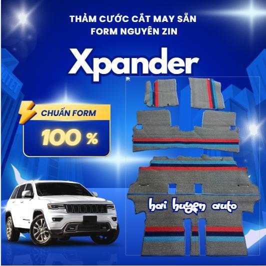 [Xpander] Thảm cước lót sàn xe ô tô Xpander may sẵn bo viền theo form xe có khuy bấm