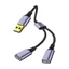 Yoo Nylon bện USB 2 0 1 Cổng đầu vào 2 hoặc 3 để kết nối đồng thời