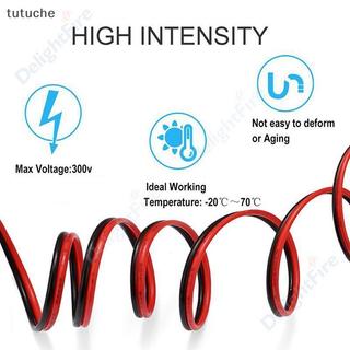 Tutu 10m Cáp LED 2 Pin Dây LED 22AWG 2 Lõi Đỏ Bla Dây Điện VN