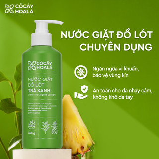 Nước Giặt Đồ Lót Trà Xanh 350g | Làm Sạch, Khử Mùi, Hỗ Trợ Ngăn Vi Khuẩn | Nhà Mộc Nhiên