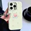 Thỏ ũ hồng mũ hồngĐối với iPhone 17promax trường hợp sáng tạo 15Plus Fun 14