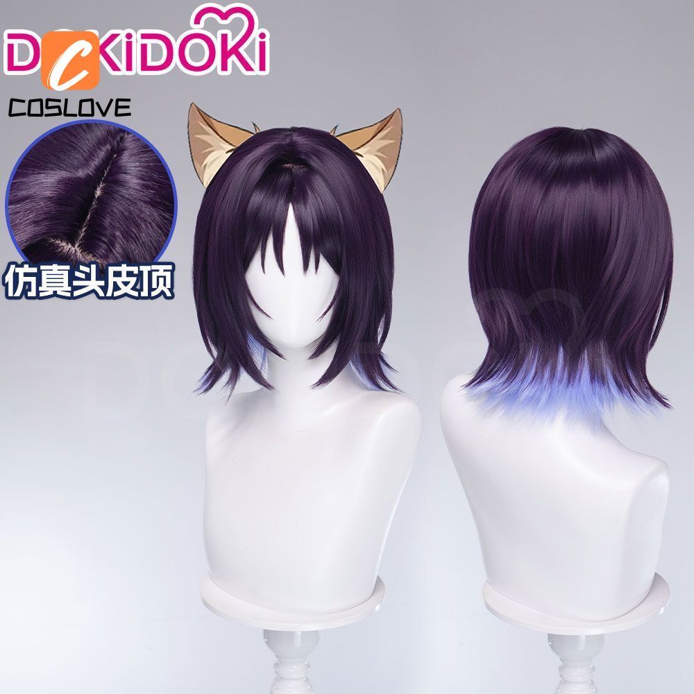 Tóc giả cosplay màu tím dành cho nhân vật Công Chúa Kaguya của anime Vũ Trụ Kaguya Iroha, chiều dài vừa