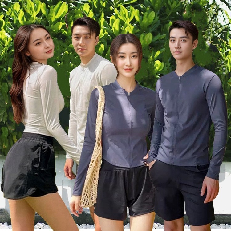 Kem Chống Nắng Nhanh Khô Bộ Đồ Lặn Nam Chia Quần Dài Tay Lặn Mẹ Phù Hợp Với Cặp Đôi Đồ Bơi