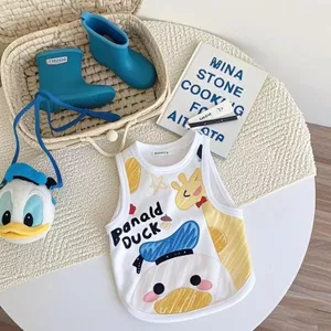 Quần Áo Cho Chó Mùa Hè Hoạt Hình Gấu Dâu Vịt Cũ Chuột Vest Chó Nhỏ Bichon Pomeranian Yorkshire Quần Áo Thoáng Mát