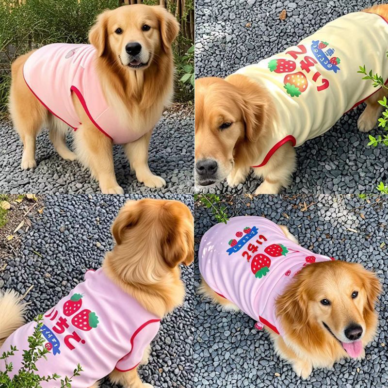2025 Ngoài Trời Thú Cưng Vest Golden Retriever Samoyera Prado Chó Lớn Dễ Thương Quần Áo Cho Chó Khuyến Nghị