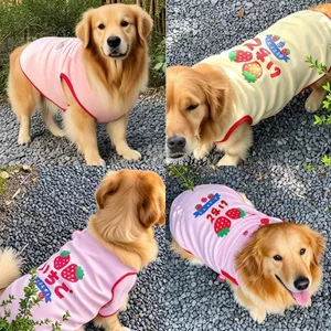 2025 Ngoài Trời Thú Cưng Vest Golden Retriever Samoyera Prado Chó Lớn Dễ Thương Quần Áo Cho Chó Khuyến Nghị