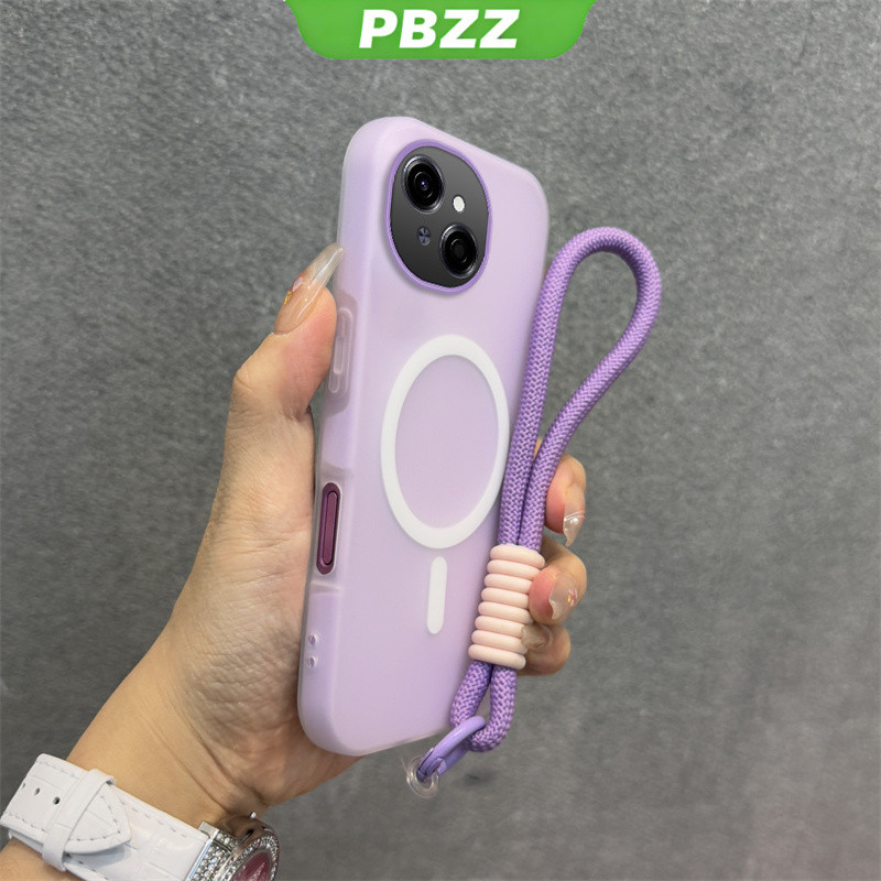 Ốp 2 Trong 1 Cho tecno Spark Go 1 GO 2025 POP 9 5G Spark Go 1S Vỏ Điện Thoại Chống Sốc Thiết Kế Mới Thẩm Mỹ Vỏ Thạch Màu Kép Có Dây Buộc Từ Tính Không Dây GDBSWX01