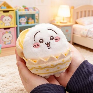 Móc khóa thú bông Chiikawa – Trứng Phục Sinh 15cm – Vải mềm mịn, móc thép cứng – Treo túi, balo – Đồ sưu tầm cho trẻ