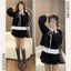 Áo Nỉ Tăm Thỏ Phối Cổ Bèo Nơ Buộc A7142 Thời Trang Nữ Bigsize