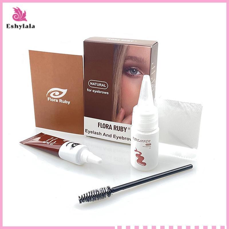 Eshylala Thuốc nhuộm lông mi mới Thuốc nhuộm lông mày Tint 15 phút Nâng nhanh Lông mày chống thấm nước [MỚI]
