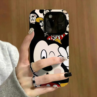 Ốp điện thoại 2 trong 1 Blink Mickey Mouse Apple 17 / 16 iPhone 15 Pro Max Phim mới 14 / 13 Sáng tạo 12 / 11 Pro Max 7 / 8 Plus Vỏ điện thoại bóng hai lớp