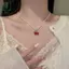 Ngọt Ngào Ngọc Trai Anh Đào Dễ Thương Cho Nữ Ngọc Trai Xương Đòn Dây Xích Cổ Nelace Bé Gái Ne Dây Xích Tinh Tế Choker Trang Sức