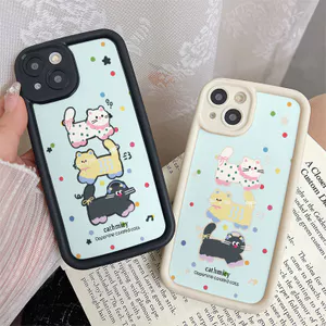 Ốp Lưng Cho OPPO A6 A5X A3 A95 A74 A60 A58 A57 A54 A53 A52 A38 A18 A17 A16 A15 F11 F9 Pro Reno 14 13 12 11 10 7Z 8Z 6Z Chống Rơi Thiên Thần Thiết Kế Mắt Họa Tiết Mèo Dễ Thương JGS320