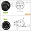 GODD 9Pin Mini DIN Nam Đến 6RCA Nữ Cáp AV Dành Cho Thiết Bị Video Âm Thanh Cũ Và Mới