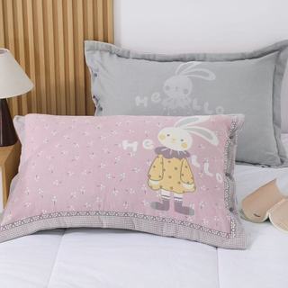 Hoạt Hình Gạc Khóa Ẩn Người Lớn Có Thể Giặt Được Vỏ Gối Hoạt Hình Cotton Nguyên Chất Dày Ánh Sáng Sang Trọng Đơn Giản Cotton Hộ Gia Đình Mềm YB5O