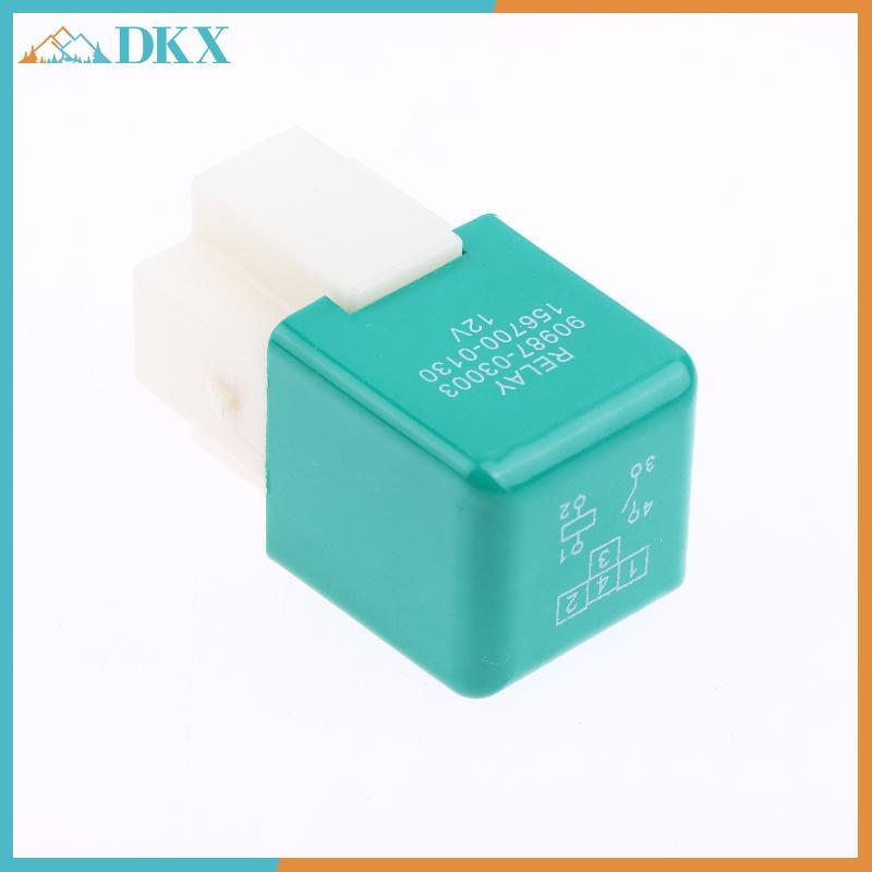 Rơle quạt làm mát thay thế ô tô DKX cho 90987-03003 1567000130 Kéo dài tuổi thọ động cơ trong nhiệt mùa hè.