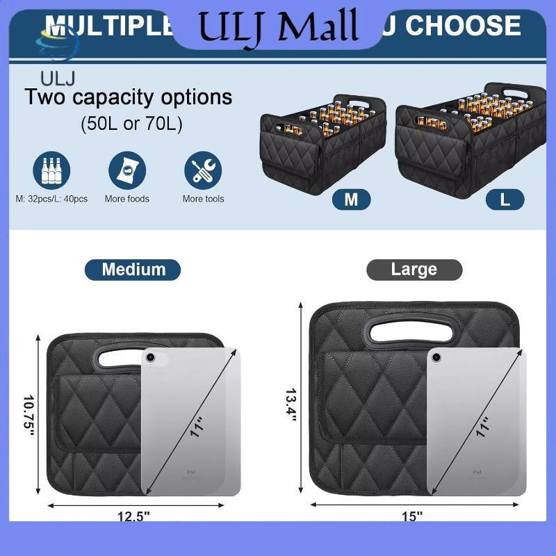 Bộ sắp xếp thân xe SUV ULJ cho ô tô với 6 nhà thơ Hộp lưu trữ có thể gập lại lớn để tổ chức du lịch và hàng ngày.