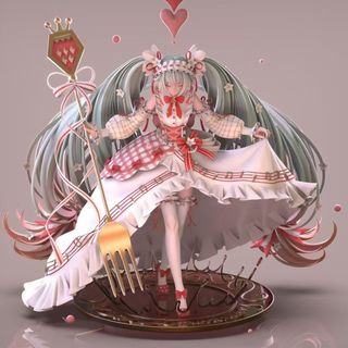 Hatsune Hình Công Chúa Tuyết Rapunzel Cô Gái Trang Trí Mô Hình Tượng Búp Bê Túi May Mắn Quà Tặng Hai Chiều UHTK