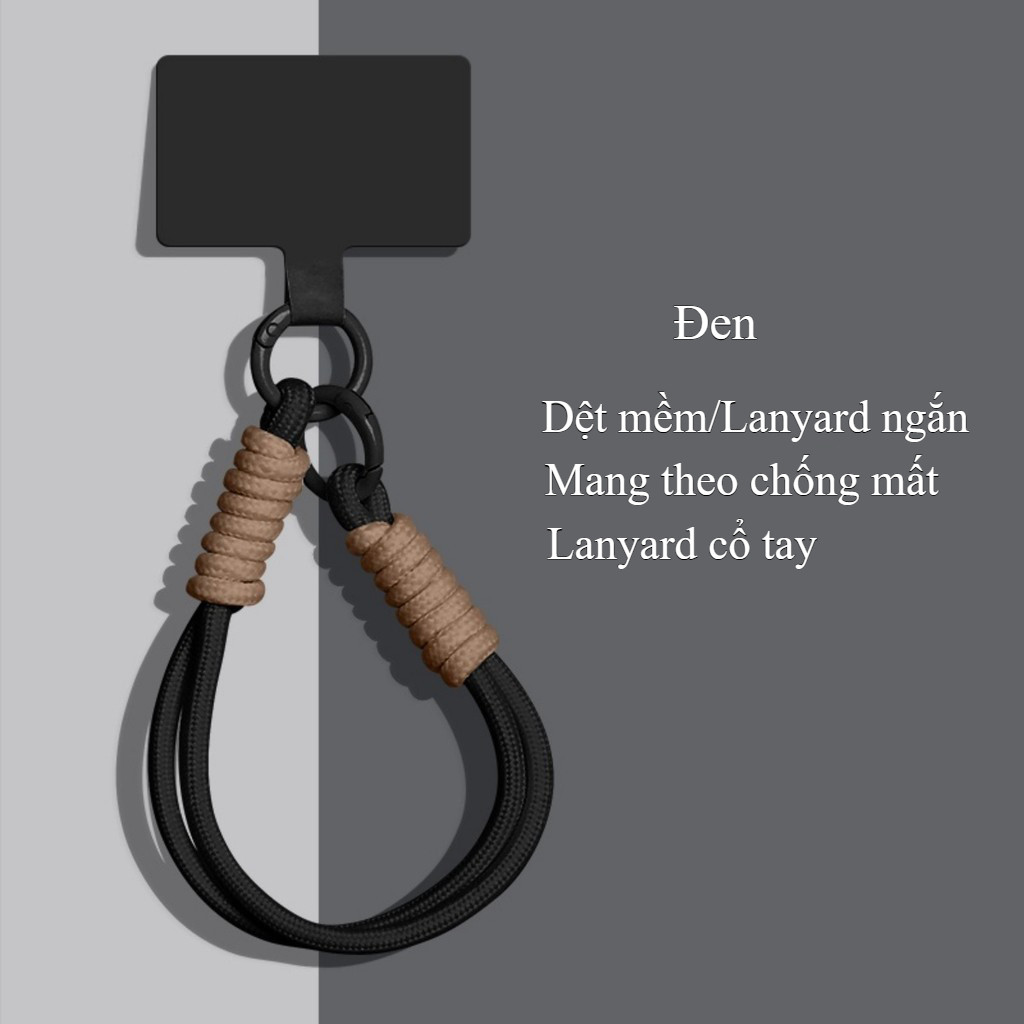 Dây Đeo Điện Thoại Chống Mất Mát Đeo Chéo Cổ Tay Thời Trang Chắc Bền