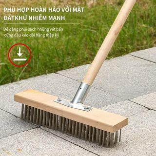 [ Chổi Chà Rêu 30cm  ] Chổi sắt cọ rửa đa năng, loại 30cm, cọ rong rêu, vệ sinh nhà cửa sân vườn, đa năng . PA SHOP 2010