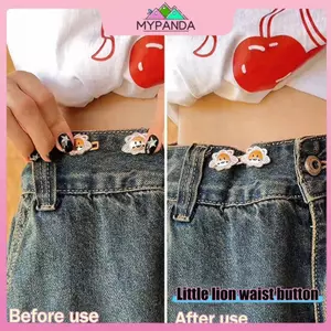 MYPANDA 6 cái eo cincher sư tử hoạt hình - dụng cụ giảm béo với kẹp kim loại tháo lắp dễ dàng, dây thắt lưng thời trang.