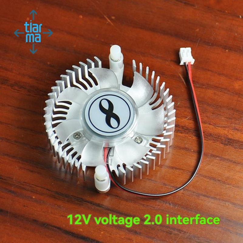 Tản Nhiệt Nhôm DC 12V Có Quạt Quạt Tản Nhiệt Led Công Suất Cao Cho Máy Tính Để Bàn DIY Máy Tính Làm Mát Máy Tính