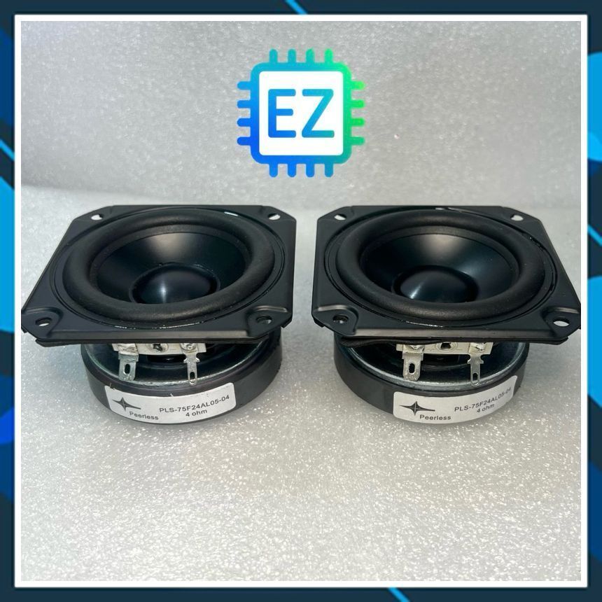Củ loa toàn dải Peerless 3 inch 4ohm 40W hàng có tem, củ từ to bass sâu mid treble sáng | BigBuy360 - bigbuy360.vn