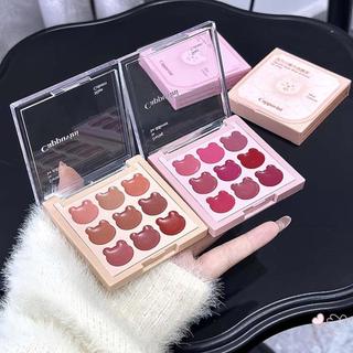 Bảng Bùn Môi Nhung 9 Màu Matte Velvet - Lip Cheek Dual Use for Lady Beauty