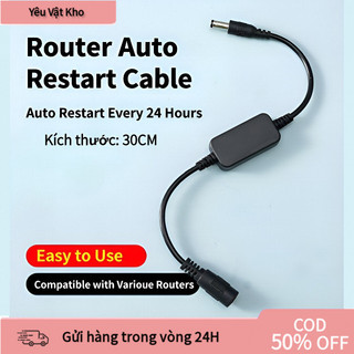 【COD】Dây điều khiển khởi động lại router, hỗ trợ điện áp rộng 5V-24V, lý tưởng cho router, modem và thiết bị mạng.