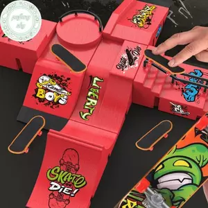 PUSKY Bộ Đồ Chơi Ván Trượt Ngón Tay Cho Trẻ Em - Quà Tặng Hấp Dẫn