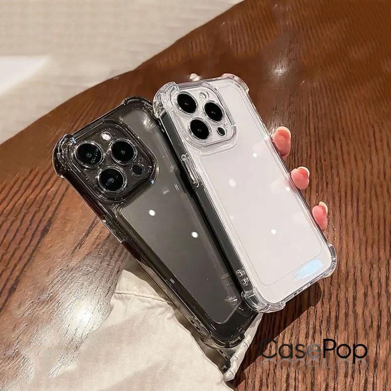 Ốp Lưng iPhone TPU Mềm Trong Suốt Chống Sốc Bốn Góc - U4-13