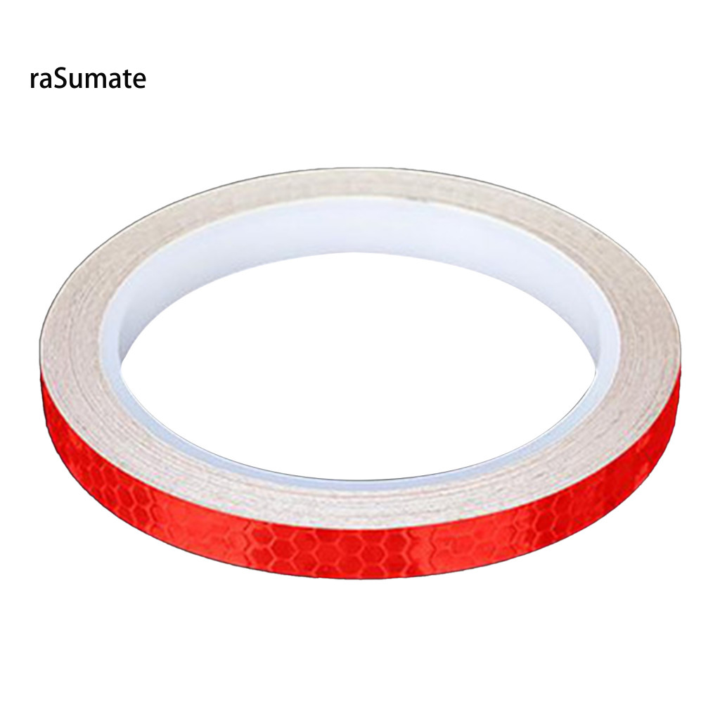 < rasumate > Miếng Dán Xe Hơi 8m Băng Trang Trí Phản Quang Xe Đạp Xe Máy Vành Bánh Xe Dải DIY Cung Cấp