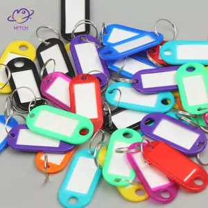 HFTOY 30 Chiếc Thẻ Chìa Khóa Hữu Ích Nhãn Chìa Khóa Chống Dầu Đa Năng Thân Thiện Với Môi Trường Hộp Cơm Trưa Hành Lý Nhãn Chìa Khóa Thẻ Phân Loại Móc Khóa ~