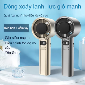 Quạt cầm tay,quạt mini,Quạt cầm tay-điều chỉnh 120 mức gió mạnh,Quạt cầm tay tốc độ cao di động,sạc USB