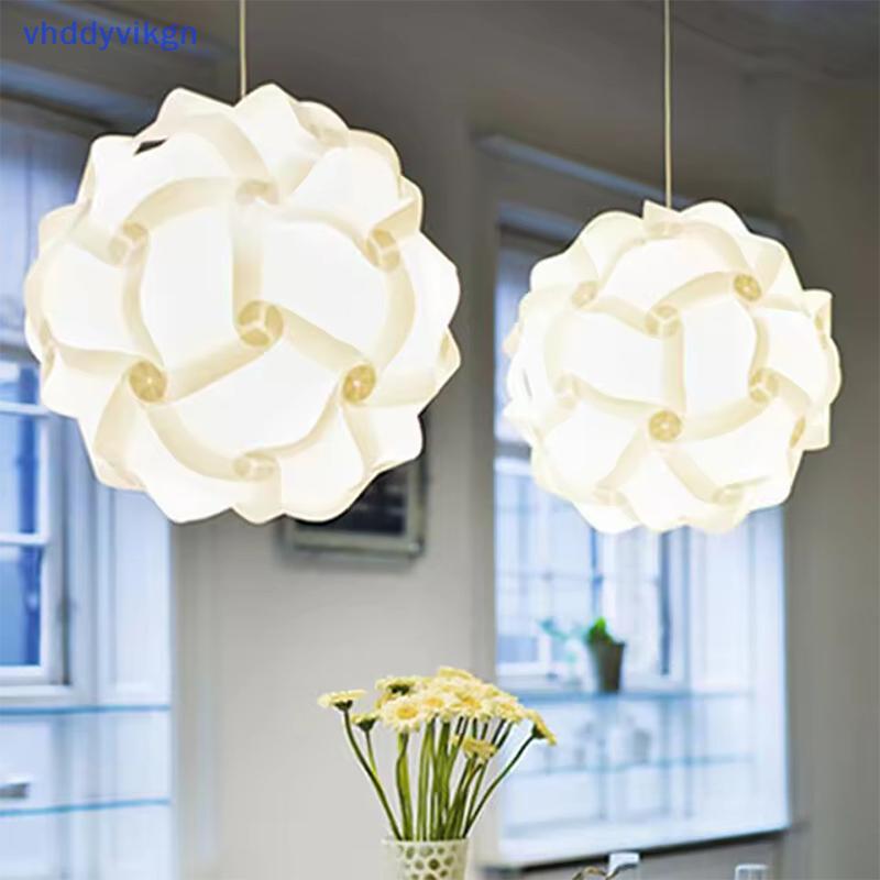 VHDD 25CM Hiện Đại PP Trần Chụp Đèn IQ Xếp Hình DIY Ghép Hình Bóng Đèn Mặt Dây Chuyền Trang Trí Văn Phòng, Phòng Khách, Phòng Ngủ VN