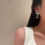 Tuà Rùa Bông Tai Zircon Sang Trọng, Thiết Kế Thanh Lịch