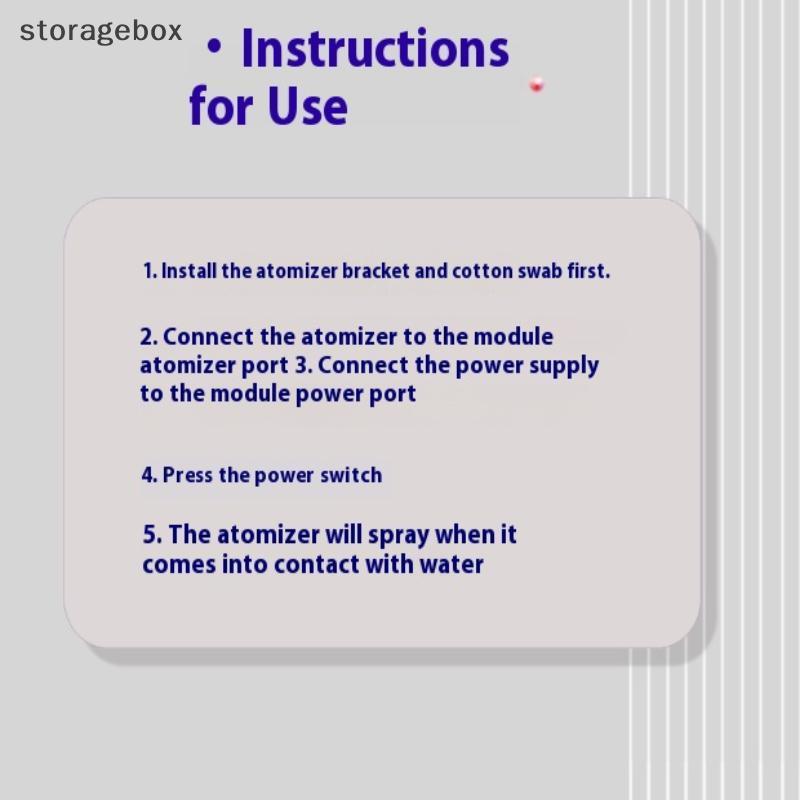 [Hộp lưu trữ] Máy tạo độ ẩm Mini USB Type-C Bộ dụng cụ tự làm Máy tạo sương mù và bảng mạch điều khiển Tấm phun sương có chân đế đẹp