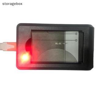 [Hộp lưu trữ] Pin thay thế BL-5C Bộ sạc USB BL 5C chính hãng cho điện thoại di động Li-ion 4.2V BL 5C Đẹp