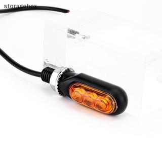 [Hộp lưu trữ] Đèn LED báo rẽ Mini xe máy màu hổ phách Đèn tín hiệu định hướng Intermitentes Moto cho Cafe Racer Đẹp