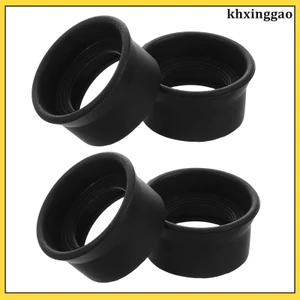 4 Chiếc Kính Mắt Cao Su Mềm Có Màu Đen Cho Kính Hiển Vi Ống Kính Bảo Vệ Kính Mắt khxinggao