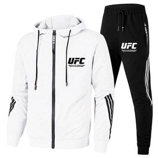 2026 UFC Fall New Fashion Leisure Hooded Sweater Set Simple Men's Suit ATV6