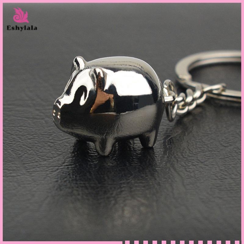 Dễ Thương Tinh Tế Chú Heo Nhỏ Móc Khóa Túi Thời Trang Charm Hợp Kim Chìa Khóa Ô Tô [MỚI]