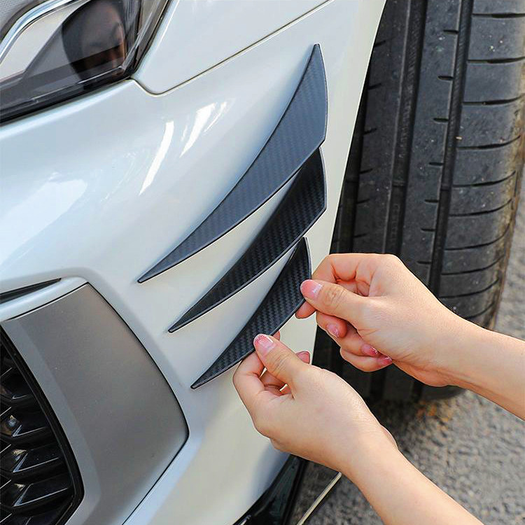 Bộ 6 Cánh lướt gió cản xe bằng sợi Carbon đa năng - Sửa đổi kiểu dáng tự động